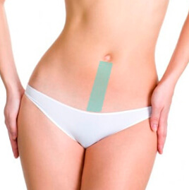 Услуга депиляции полосочки на животе